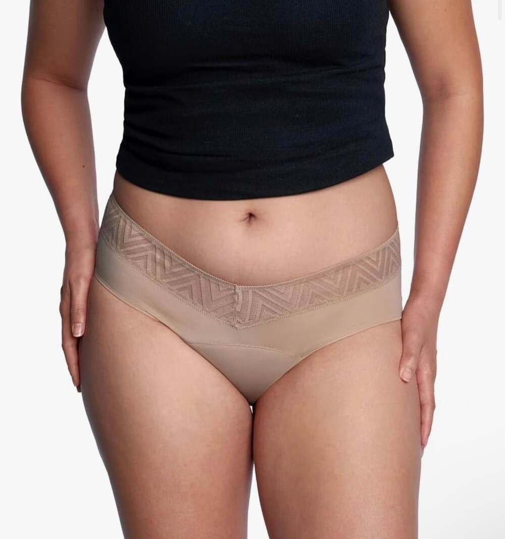 Thinx Hiphugger Period Underwear – S/P – nude new